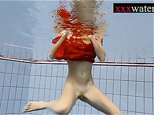 killer super-fucking-hot female swimming in the pool